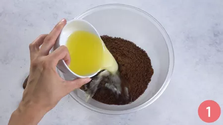 Cheesecake al caffè - Passaggio 1