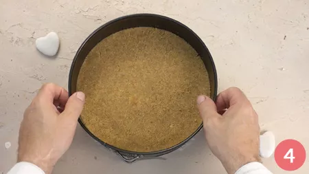Cheesecake al caramello - Passaggio 4