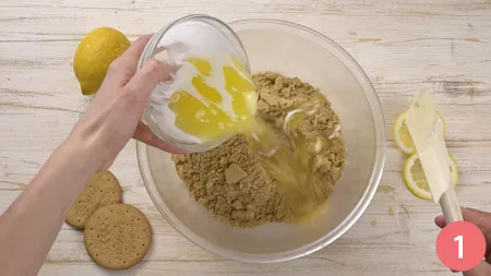 Cheesecake al limone senza cottura - Passo 1