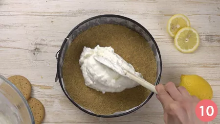 Cheesecake al limone senza cottura - Passo 10