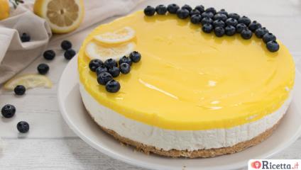 Cheesecake al limone senza gelatina
