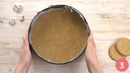 Cheesecake al torrone - Passo 3