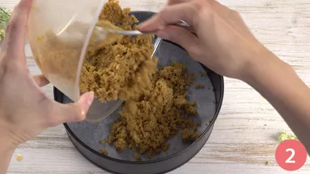 Cheesecake alla Nutella - Passaggio 2