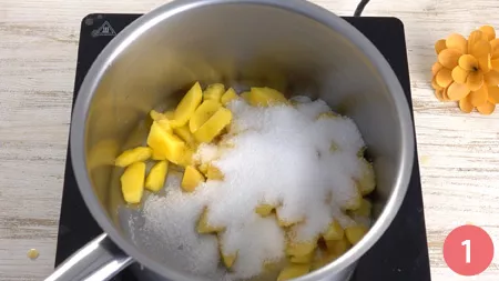 Cheesecake alle pesche - Passaggio 1