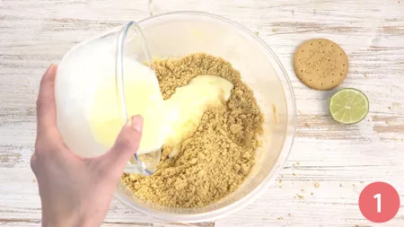 Cheesecake avocado e lime - Passaggio 1