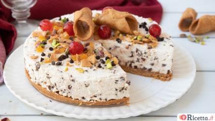 Cheesecake cannolo