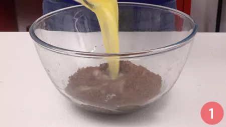 Cheesecake al cioccolato e caramello salato - P1