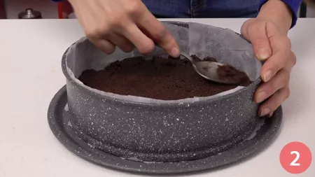 Cheesecake al cioccolato e caramello salato - P2