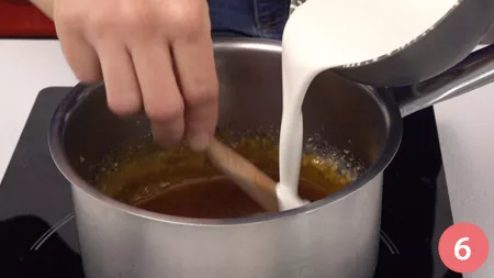 Cheesecake al ciocciolato e caramello salato - P6