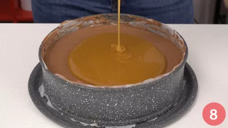 Cheesecake al ciocciolato e caramello salato - P8