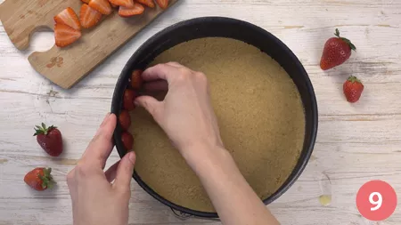 Cheesecake cocco e fragole - Passaggio 9