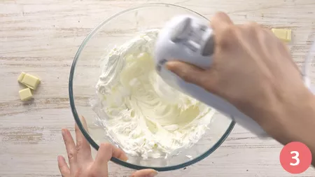 Cheesecake cotta al cioccolato bianco e cocco - Passaggio 3