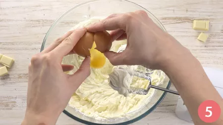 Cheesecake cotta al cioccolato bianco e cocco - Passaggio 5