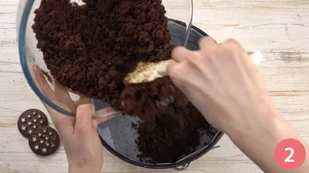 Cheesecake Pan di stelle - Passo 2