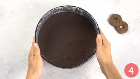 Cheesecake panne e cioccolato - Passaggio 4