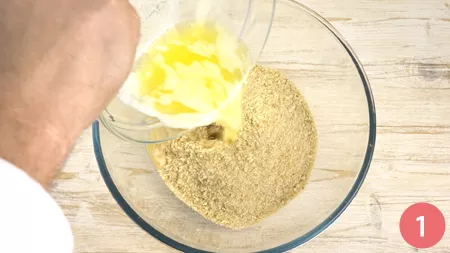 Cheesecake salata alle olive - Passaggio 1