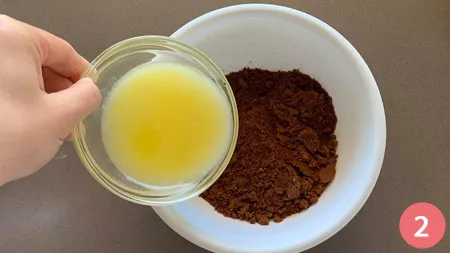 Cheesecake zebrata - Passaggio 2