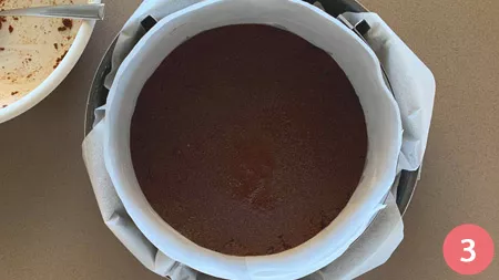 Cheesecake zebrata - Passaggio 3