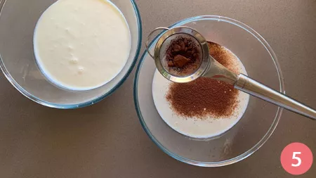 Cheesecake zebrata - Passaggio 5