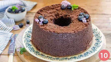 Chiffon Cake al cioccolato - P10
