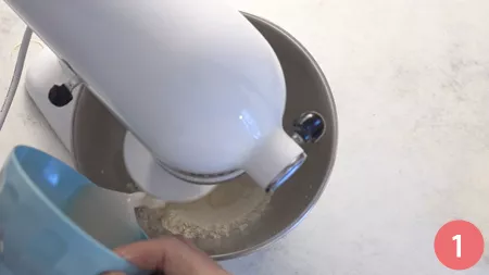 Ciabattine di semola - Passaggio 1