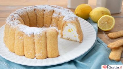 Ciambella al limone senza cottura: una torta fredda cremosa e profumata