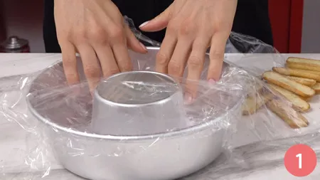 Ciambella al limone senza cottura - P1