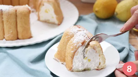 Ciambella al limone senza cottura - P8