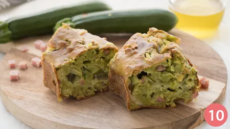 Ciambella salata zucchine e pesto - Passaggio 10