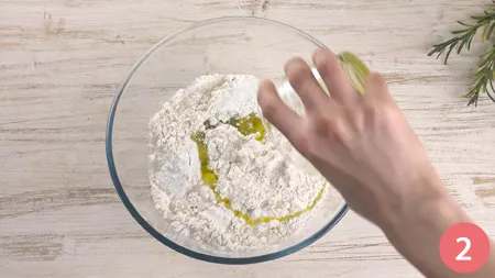 Ciambelle pizza - Passaggio 2