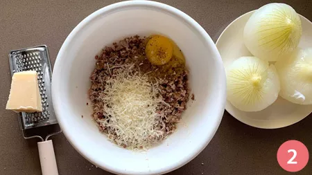 Cipolle ripiene - Passaggio 2