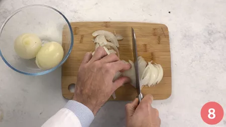 Cipolle ripiene vegetariane - Passaggio 8