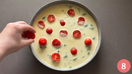 Clafoutis salato - p8