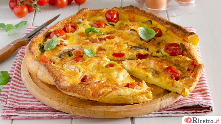 Clafoutis salato: piatto unico e salva cena