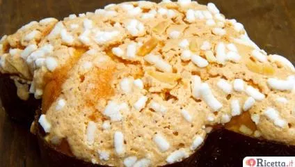 Colomba farcita con crema al cioccolato
