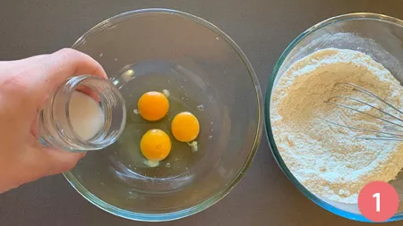 Colomba salata veloce - Passaggio 1