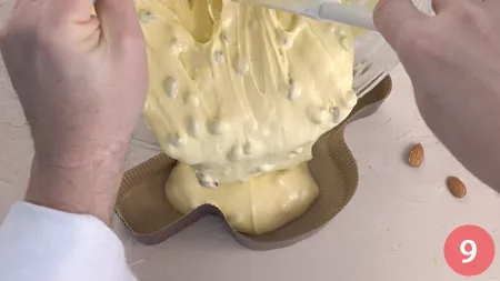 Colomba di Pasqua veloce al cioccolato - Passaggio 9