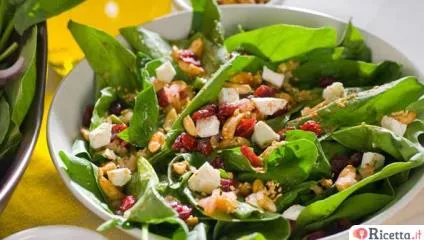 3 insalate di spinaci freschi