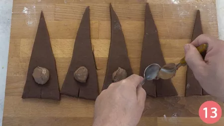 Cornetti al cioccolato - Passaggio 13