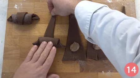 Cornetti al cioccolato - Passaggio 14