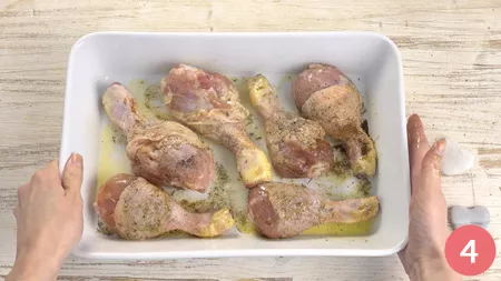 Cosce di pollo al forno - Passaggio 4