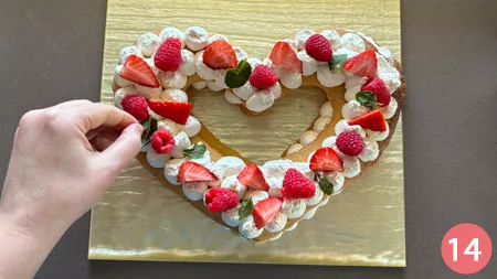 Cream tart a cuore - p14