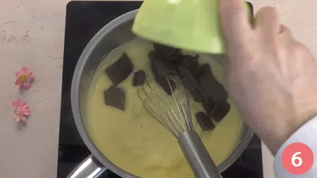 Crema diplomatica al cioccolato - Passaggio 6