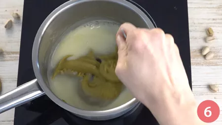 Crema dolce al pistacchio - Passaggio 6