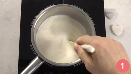 Crema pasticcere al cioccolato - Passaggio 1