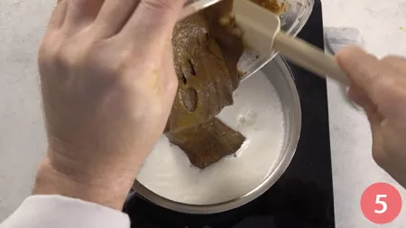 Crema pasticcere al cioccolato - Passaggio 5