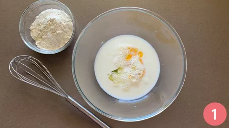 Crepes con asparagi e salsiccia - p1