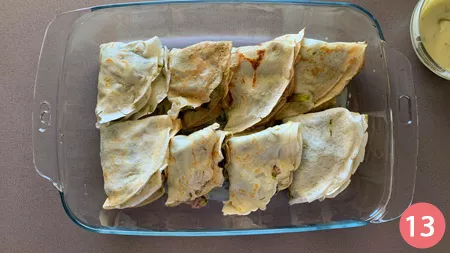 Crepes con asparagi e salsiccia - p13