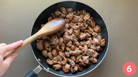 Crepes con asparagi e salsiccia - p6