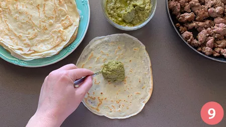 Crepes con asparagi e salsiccia - p9